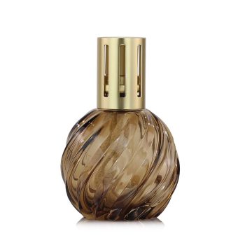 Amber Spiral Glass Fragrance Lamp
