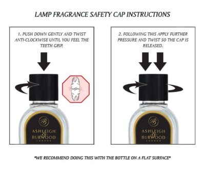Fragrance Lamp Safety Cap Instructions