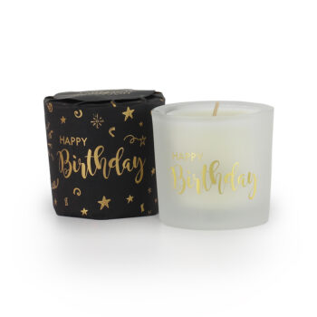 Happy Birthday Say it with Scent Candle